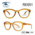 2017 Crystle Brown Fashionable Reading Glasses (RE651)